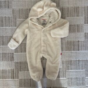 Magnetic Me Cozy Cream Hooded Footie